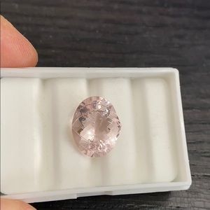 💎 Morganite: natural faceted loose gemstone 12 ct